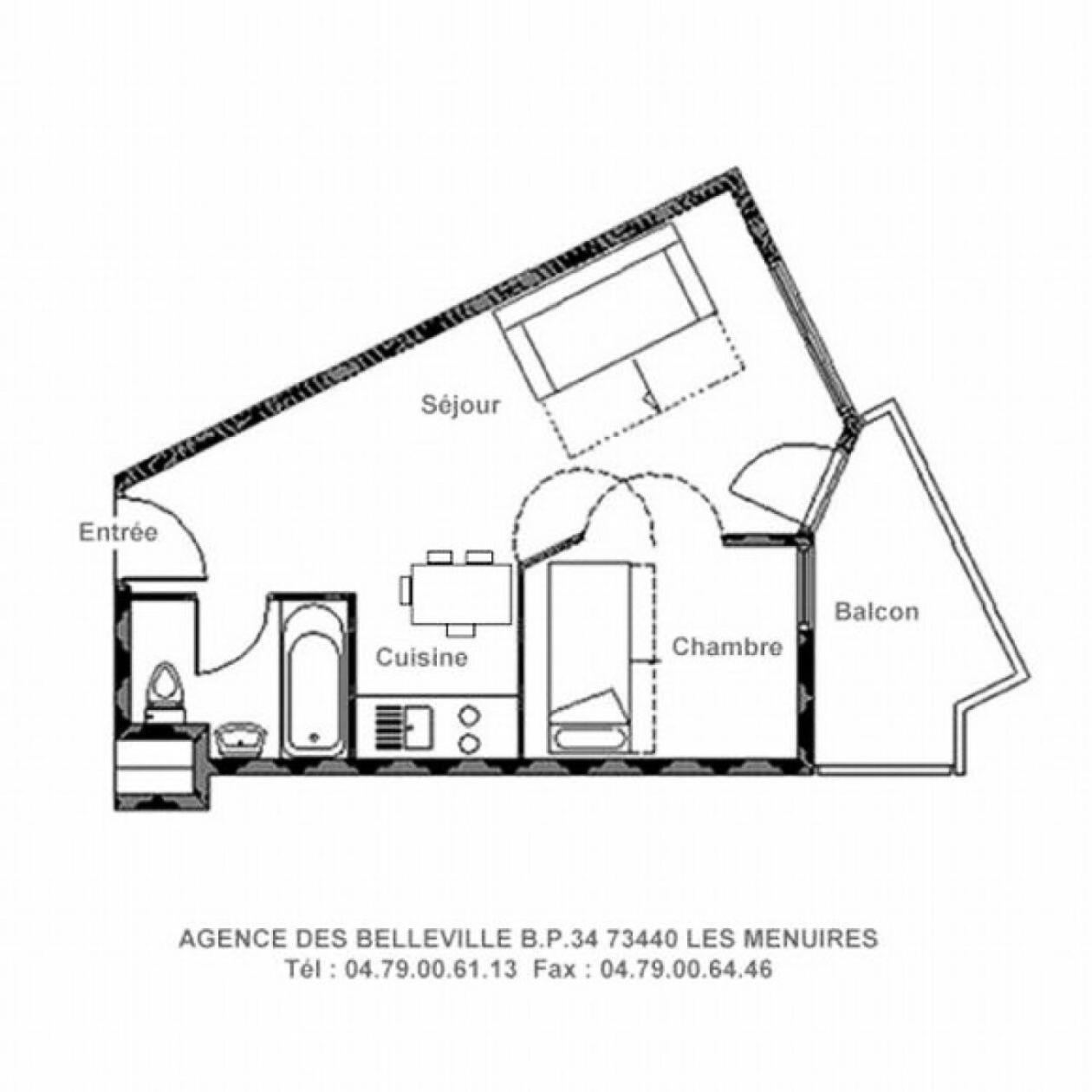 Residence Median - Appartement Confortable - Proche Des Pistes - Balcon Mae-3634 Сен-Мартен-де-Бельвиль Экстерьер фото